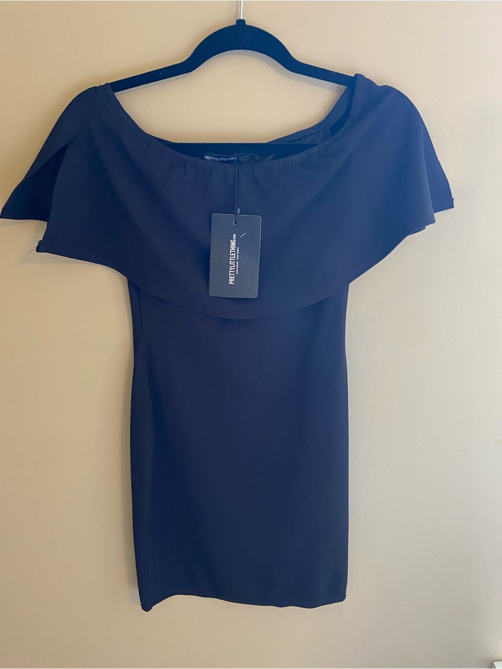 Pretty Little Thing Little Black Dress, Size 8, NWT, Bodycon, Party, LBD
